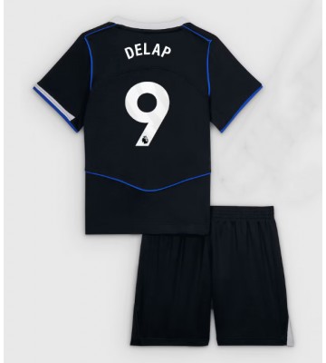 Chelsea Liam Delap #9 Tredjetrøje Børn 2025-26 Kortærmet (+ Korte bukser)